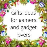 gadgets and gamers gift guide graphic